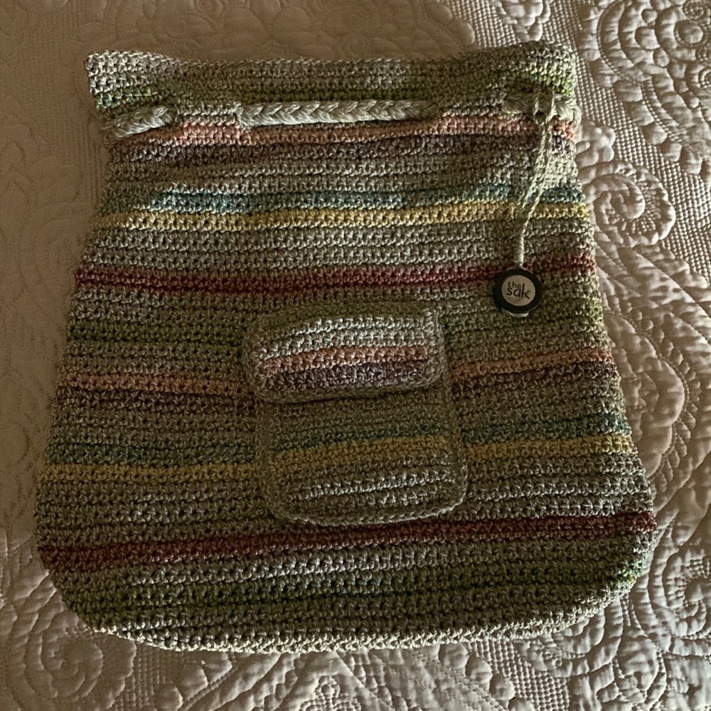 Sak backpack style bag/purse. EUC